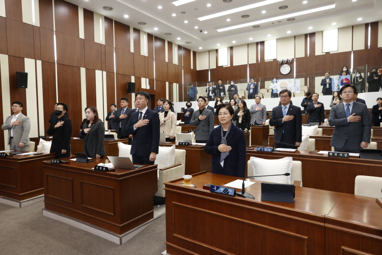 제298회 은평구의회 임시회 제1차 본회의_개회 이미지