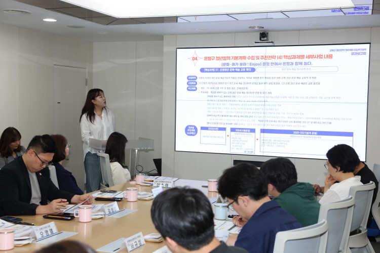 청년정책 기본계획 수립 연구용역 최종보고회 이미지