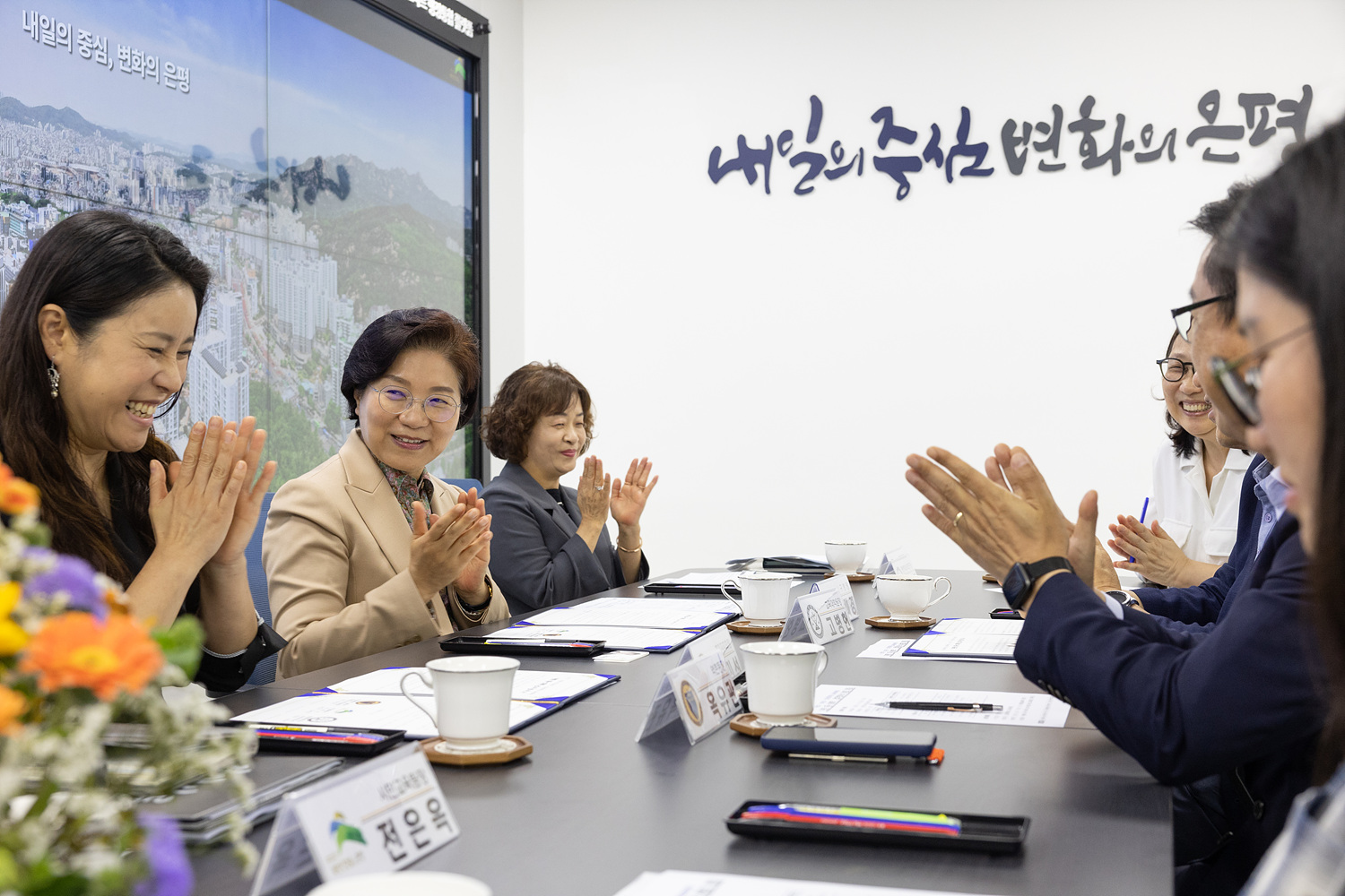 은평구 역촌동 성공회대학교 교육대학원 은평1동 1대학 업무협약식 이미지