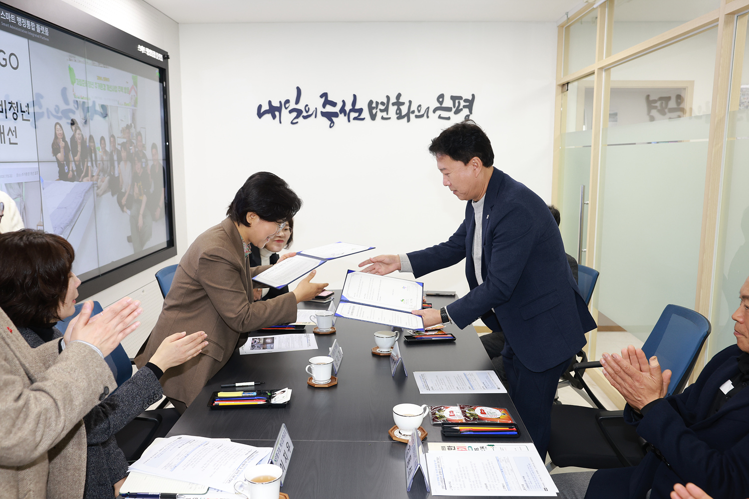 은평구-(사)희망라이트 공부방 조성 지원사업 업무 협약식 이미지