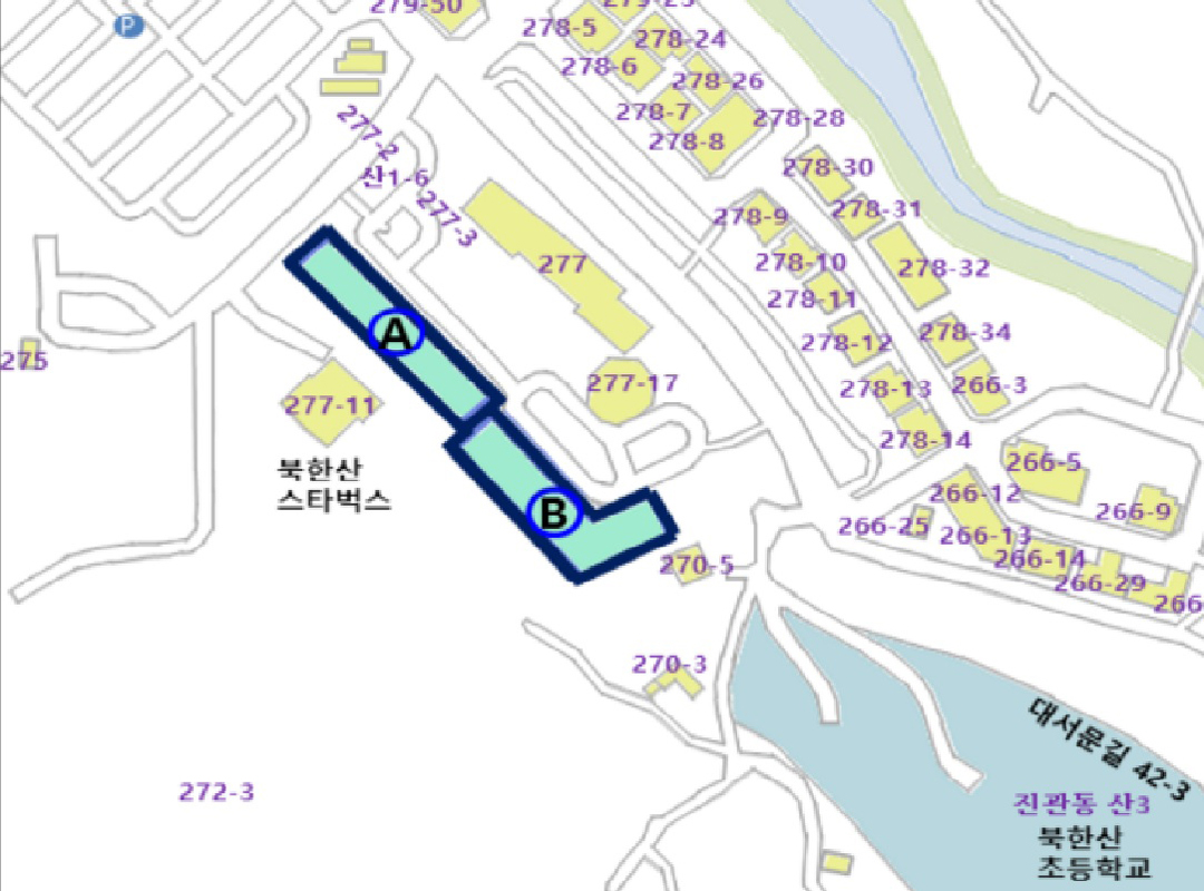 북한산성상가 골목형상점가 이미지