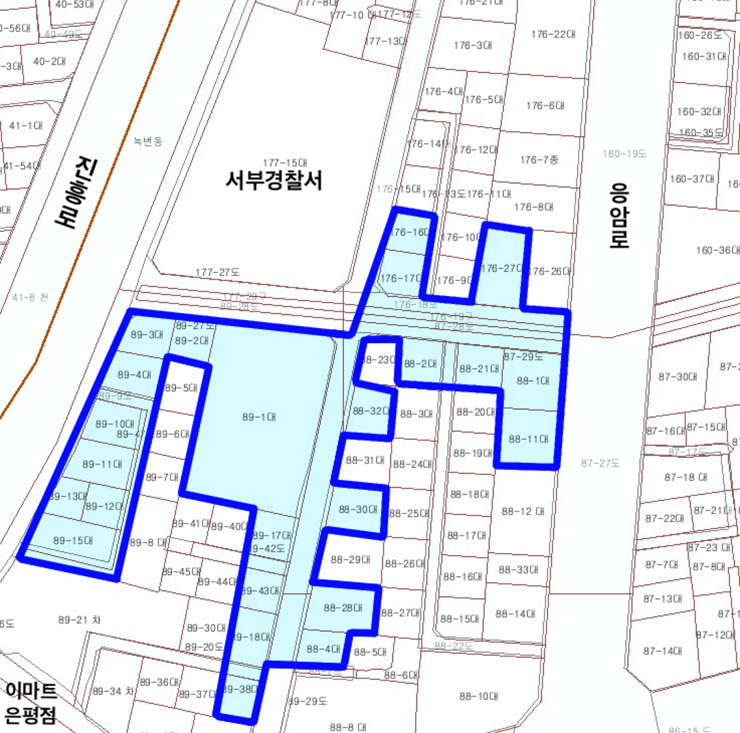 서부안심길 골목형상점가 이미지